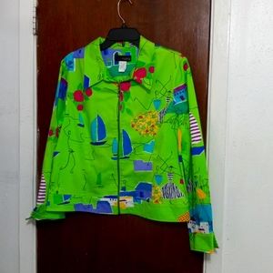 ELIZABETH DELTON SAILER PRINT JACKET